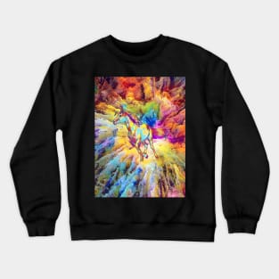 Horse gallop majestically beautiful Crewneck Sweatshirt